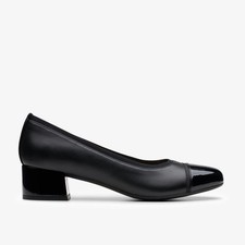 Clarks Women's Marilyn Day Black Leather 26180271
