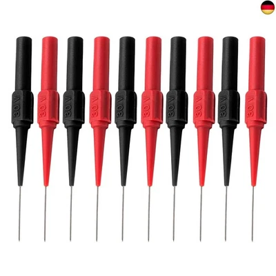 SPETNGSAKE 10 Stück Messspitzen für Multimeter,Testsonden Multimeter Messspitzen,0.7 mm T
