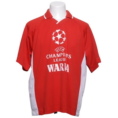 Champion's League, Fußball Trikot, Größe: L, Rot/Weiß, Polyester, Print #exk
