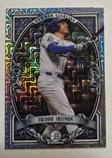 Freddie Freeman 2026 Bowman Chrome Bowman Sterling Mojo Refractor SP #BST2