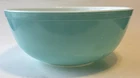 Vintage Pyrex Mixing Bowl Turquoise Robin's Egg Blue #404 4QT, Large Bowl