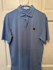 Peter Millar Pine Valley Golf Polo Size Large Blue