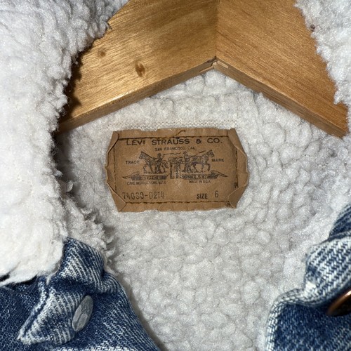 Vintage Little Levi’s Orange Tap Levi Denim Jacket - Picture 3 of 7