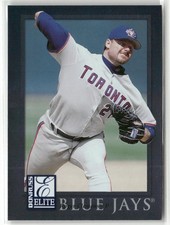 1998 DONRUSS ELITE #14 ROGER CLEMENS TORONTO BLUE JAYS