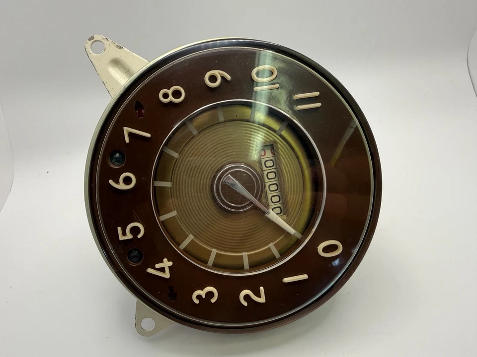 Nuevo de Lote Antiguo 1946 Packard Clipper Velocímetro Stewart-Warner 589AP Probado Funcionando Foto 3 de 4