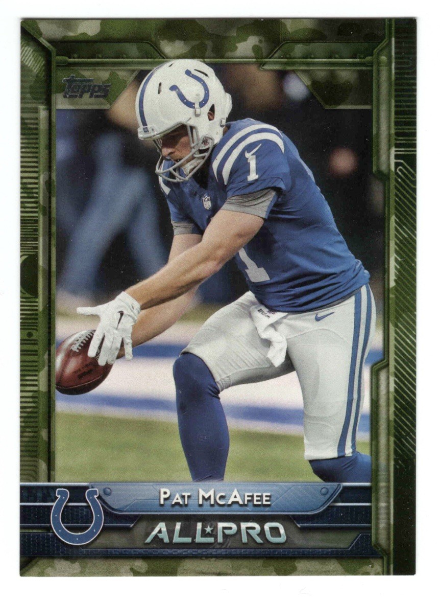2015 Topps Pat McAfee Camo Rookie #99/399 Indianapolis Colts #282
