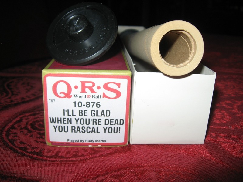I'll Be Glad When You're Dead You Rascal You! - QRS Piano Roll #10-876: Hear It