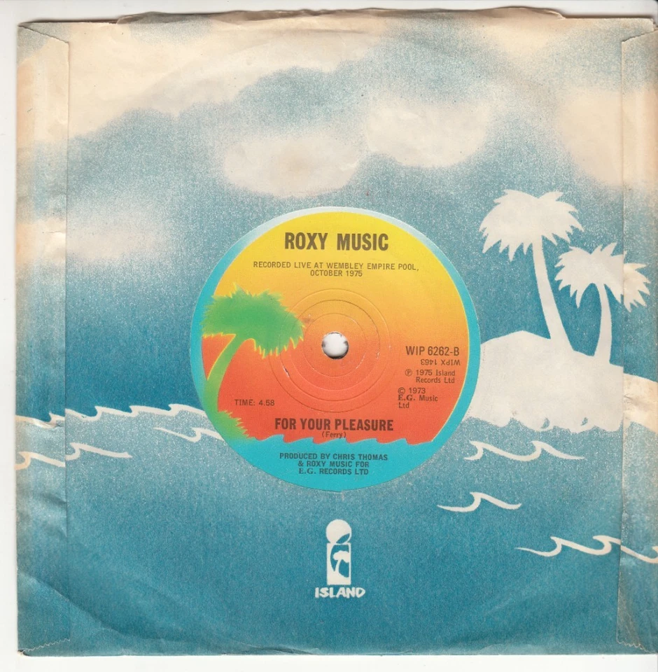 ROXY MUSIC (BRYAN FERRY) - BOTH ENDS BURNING- UK IMPORT MINT ISLAND RECORDS 45 - Image 2 of 2