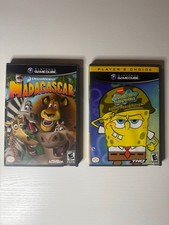 SpongeBob Battle for Bikini Bottom Player's Choice + Madagascar GameCube Tested