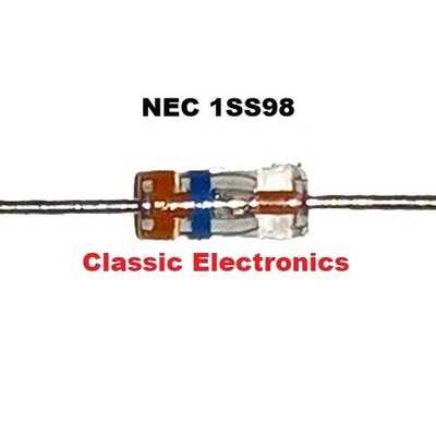 Lot of NOS NEC 1SS98 UHF Silicon Expatial Schottky Barrier Glass Diodes DO-35