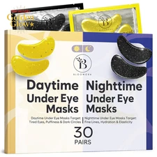 Under Eye Patches for Puffy Eyes and Dark Circles, Gel Eye Masks with Caffeine,