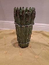 Napa Home and Garden Gteen  Asparagus Terracotta Vase