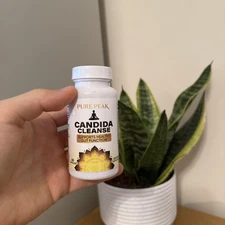 Pure Peak Candida Cleanse - Gut & Colon Support 60 Capsules - for Men & Women