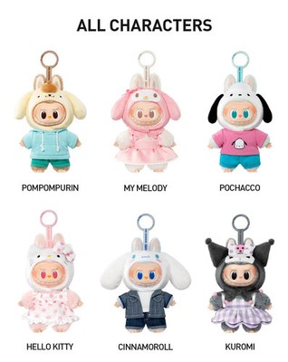 POP MART Labubu The Monsters x Sanrio Hello Kitty & Friends Plush