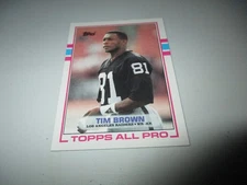 Tim Brown 1989 Topps All Pro RC #265