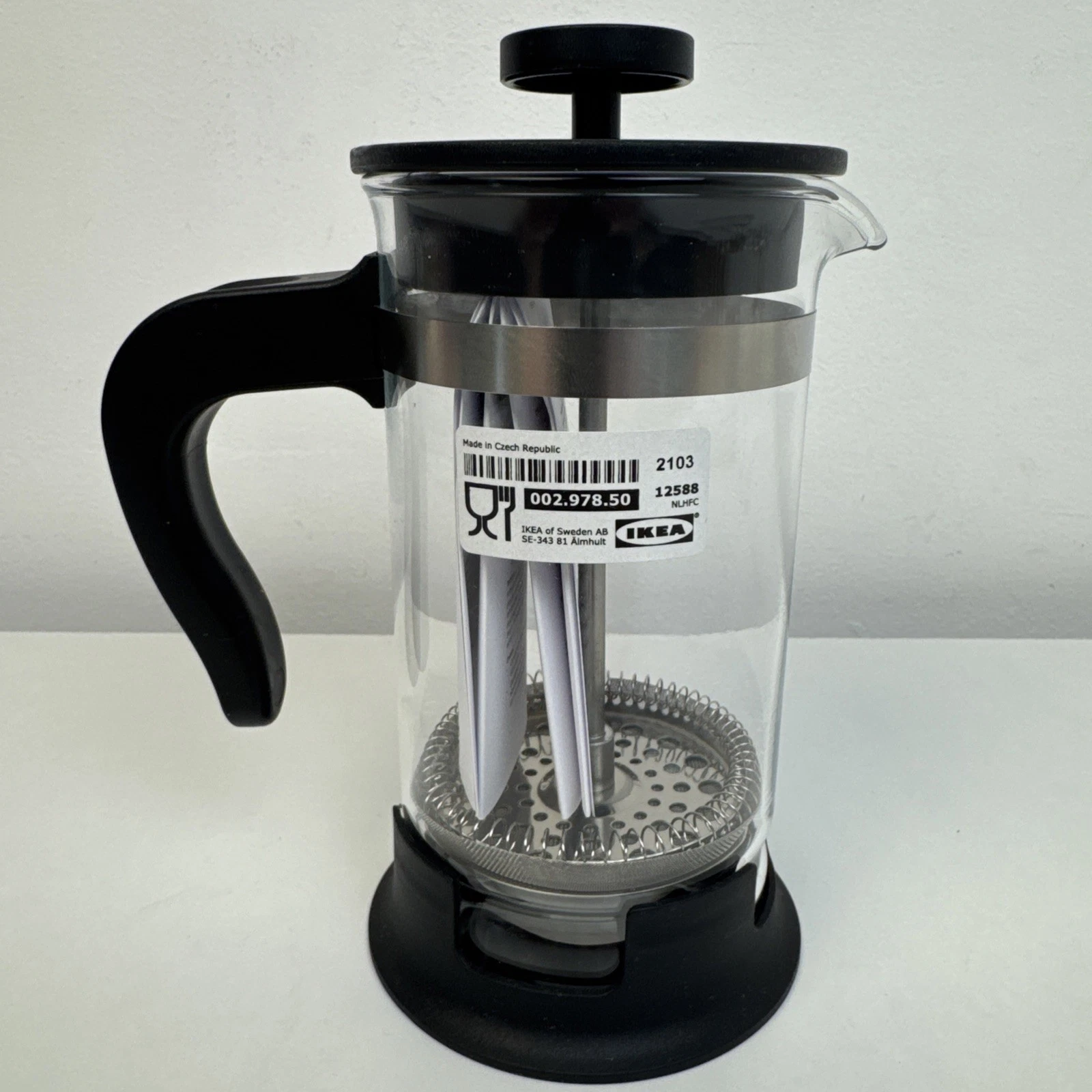 Ikea Cafetierre/ French Press Coffee Maker small new with tags l@@k!!