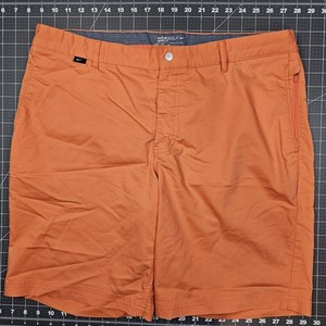 Nike Golf Shorts Mens 38x9 Orange Modern Dri Fit Tour Performance Preppy Stretch