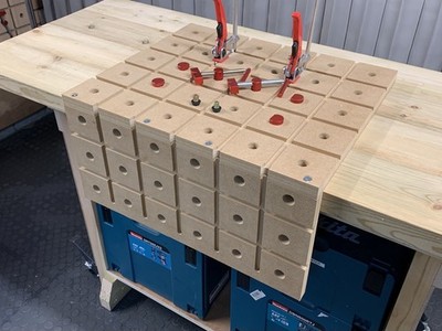 HDS Holz Zum Selbermachen Tragbar Holzwerkbank Schraubstock MFT Tisch Master Pack