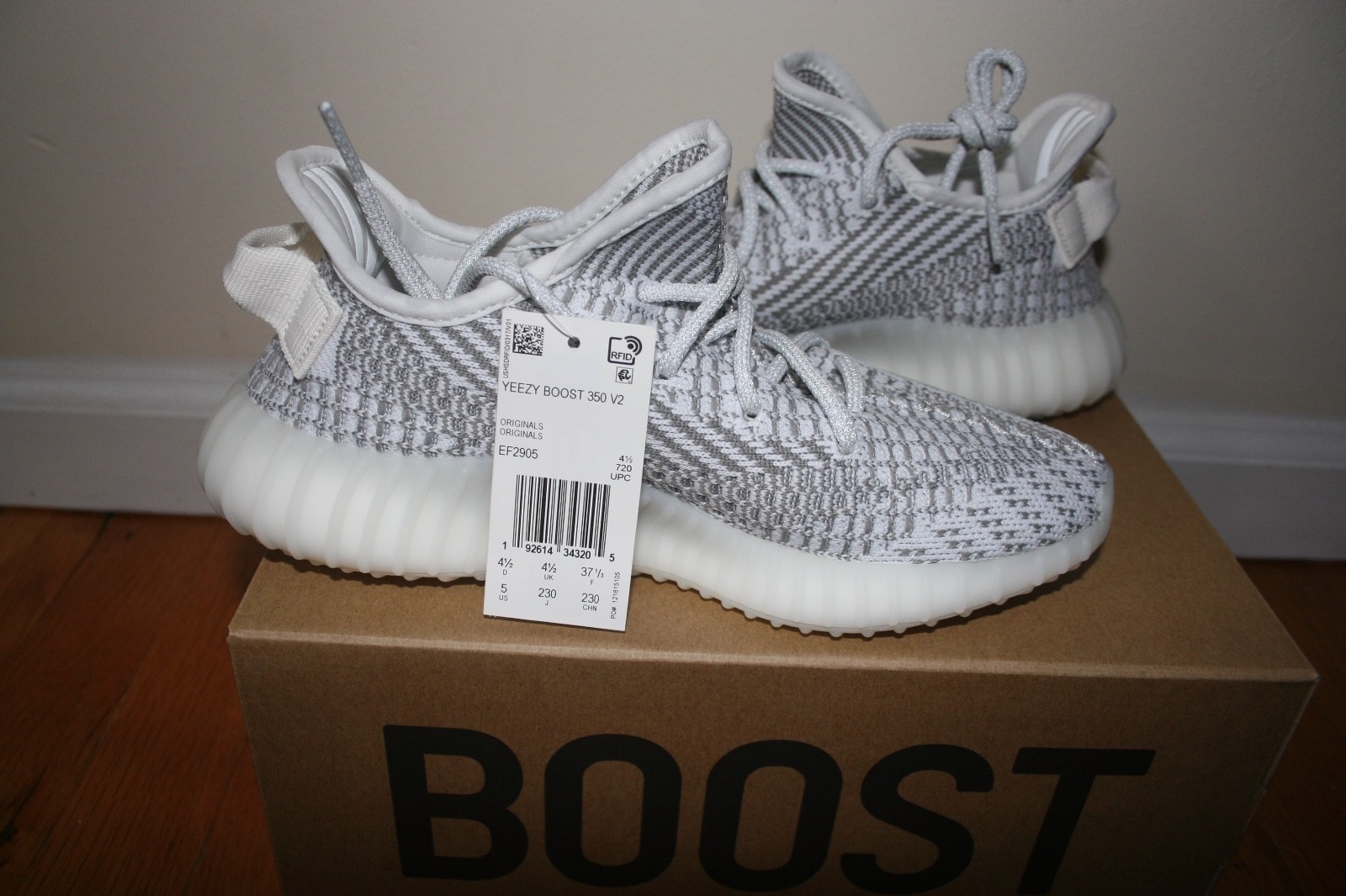 New Adidas Yeezy Boost 350 V2 Static EF2905 Non eBay