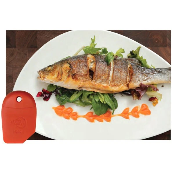 Mercer Culinary M35610 45 Degree Angle Silicone Wedge Plating Tool - Image 4 of 4