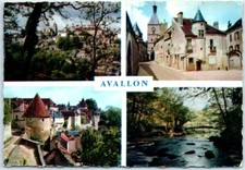 Postcard - General View of Avallon, France