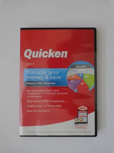 Quicken 2017 Deluxe Edition For Windows Vista SP2, Windows 10, 7, 8, 8.1