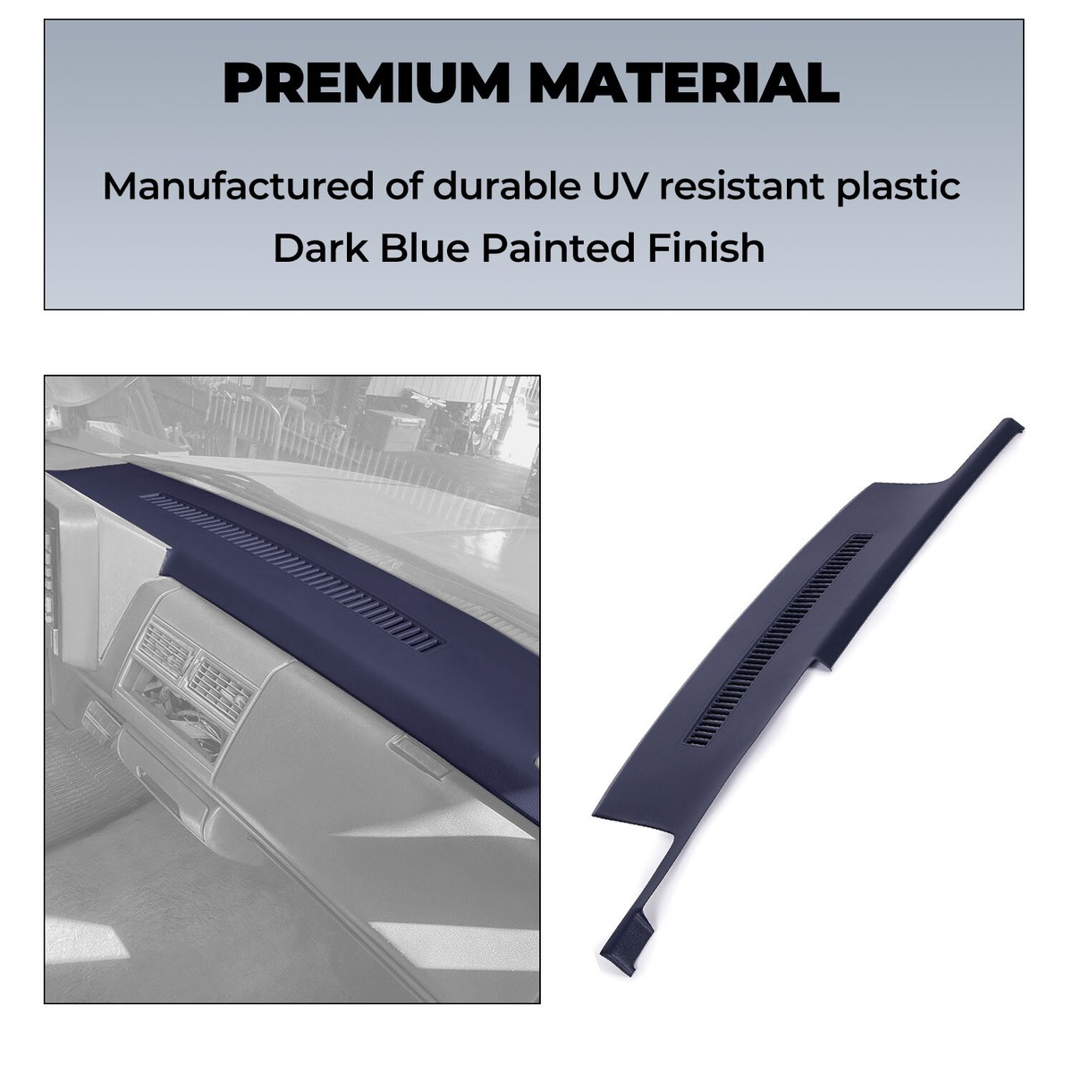FOR 88-94 1988-1994 CHEVY GMC C1500 K2500 YUKON MOLDED DASH PAD COVER CAP Garnet