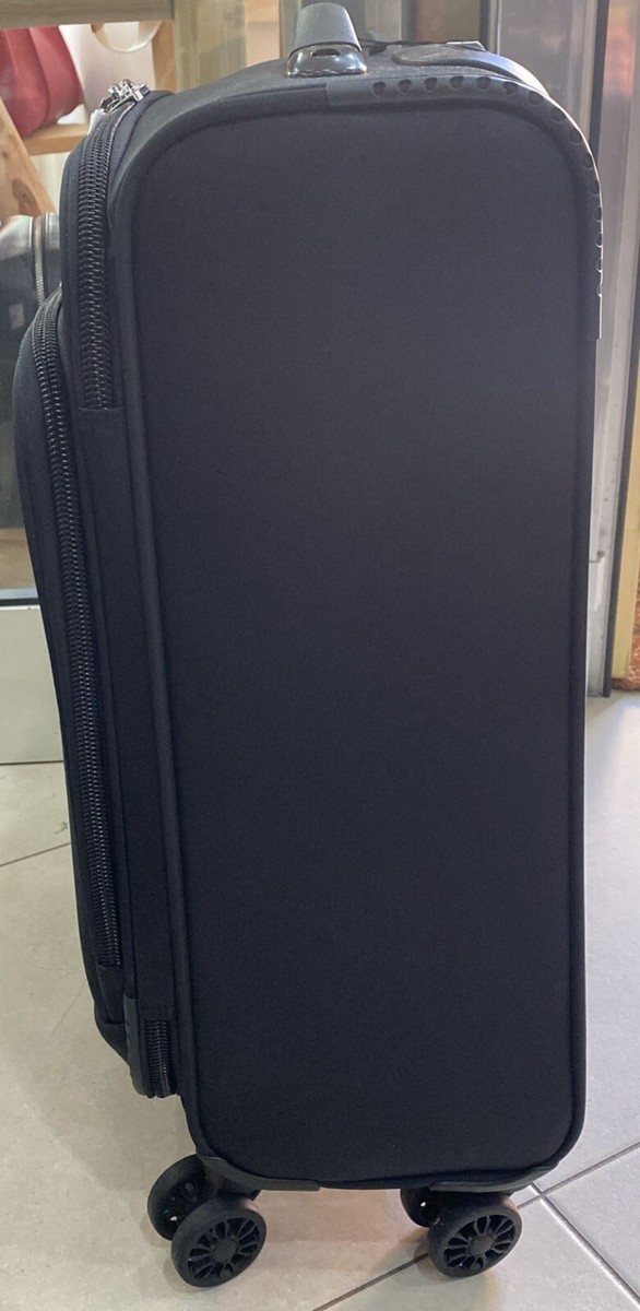 MOSCHINO 251E032005230281 関税送料込 Love Moschino Travel Trolley Black Technical Fabric (48*38