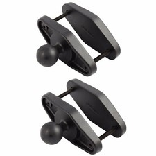 2 Pack RAM MOUNT RAM-247U-4 Ball Clamp 1.5 Ball C Square Post Base w Hardware