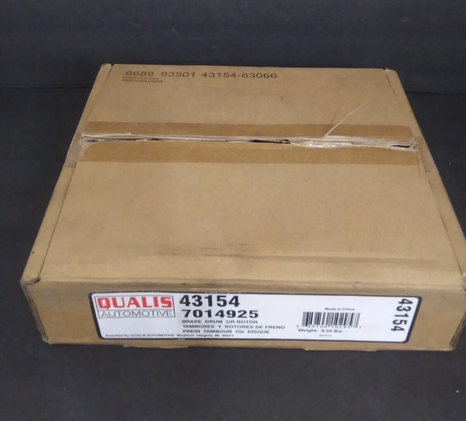 Rotor de freno trasero Qualis para Chrysler 200 09-10 Chrysler Cirrus 11-14 y más Foto 4 de 4