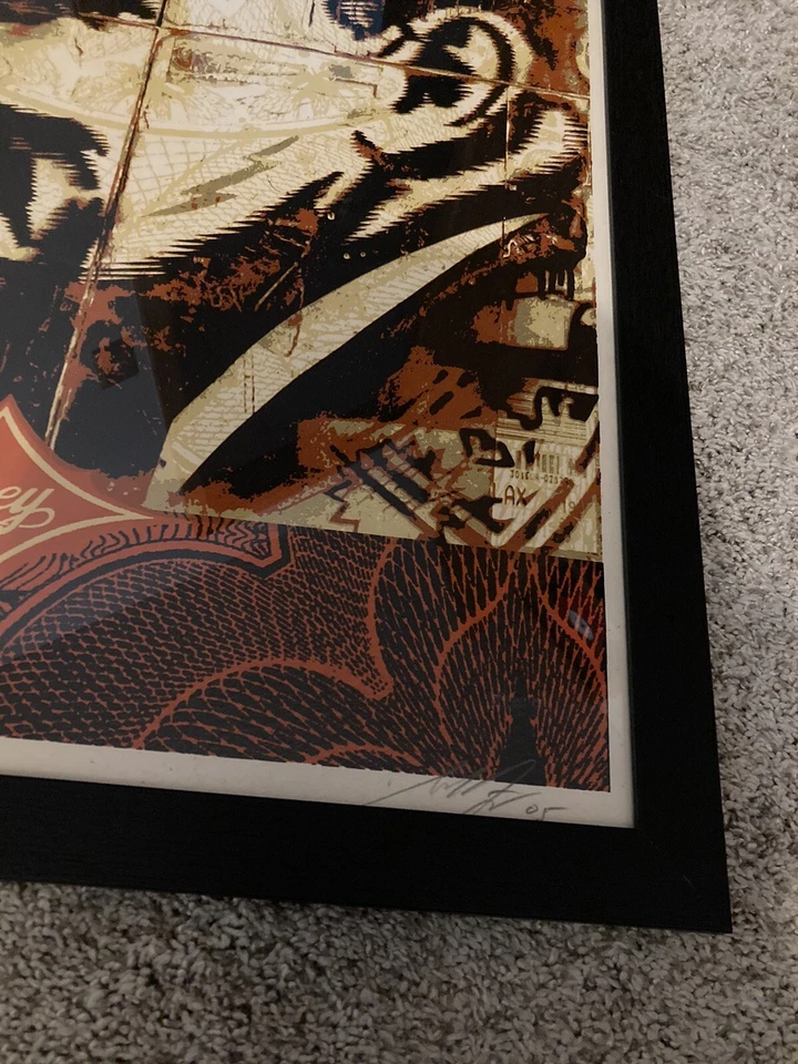 Serigrafía Shepard Fairey Obey Giant firmada por Lenin 220/300 RARA Foto 4 de 4