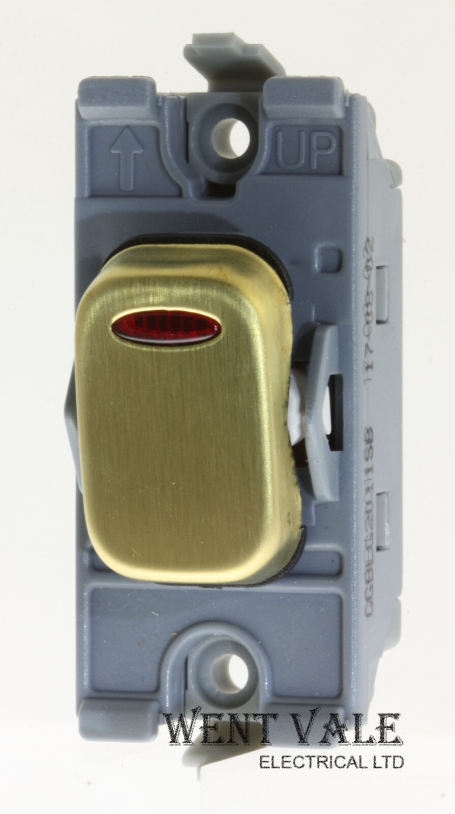 Schneider Lisse Moulded Range GGBLG2011SB - 20a Double Pole Grid Switch With LED