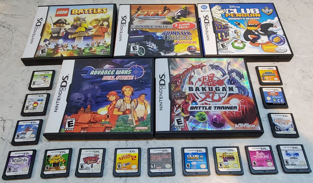 Nintendo DS Games Authentic, Cleaned Tested (Advance Wars, Digimon, 