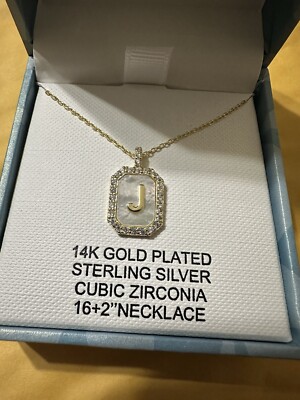 Charlotte Lexi 14K Gold Plated Sterling Silver CZ Necklace