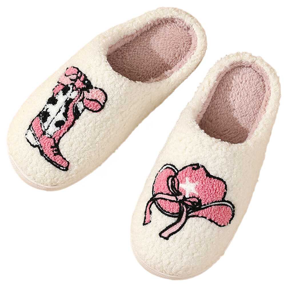 APL Pantofole peluche cartone animato punta chiusa comode carine antiscivolo per inverno