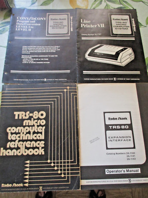 TRS-80 diverse Anleitungen - Radio Shack
