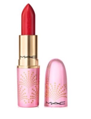 MAC Lustreglass Sheer Shine Lipstick - Put A Bow On It NIB