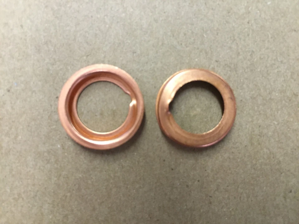 CANTIDAD 50: Juntas de tapón de drenaje de aceite triturables OEM para Nissan e Infiniti 11026-01M02 Foto 3 de 3