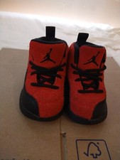 Air Jordan 12 Retro Reverse Flu Game 850000-602 Toddler Baby Boy Shoe Size 5C