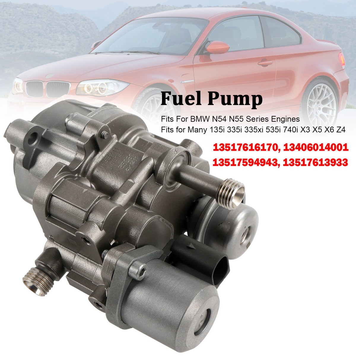 High Pressure Fuel Pump 13517616170 for BMW N54/N55 Engine