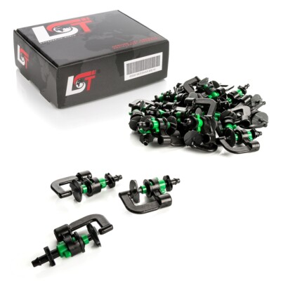 25x Micro-Drip-System rotierend Sprühregner mit Halter 20mm Bewässerungssystem