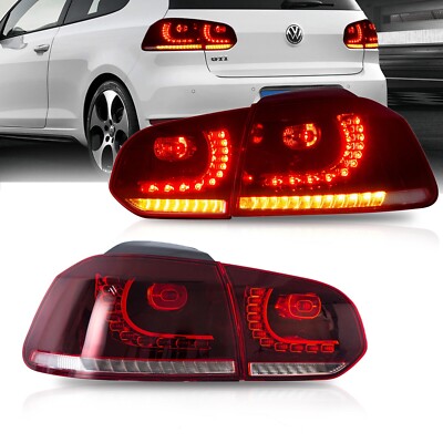 Upgrade Red Fit Volkswagen Golf 6/GTI/Golf R 2010-2014 LED Tail
