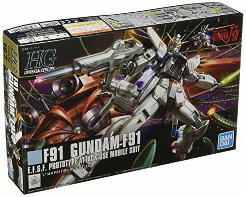 BANDAI HGUC 1/144 Gundam F91 (Gundam Formula 91) Gundam Plastic