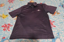 Cutter & Buck Savannah Harbor Troon Golf Club Navy Blue Polo Shirt Men's Large