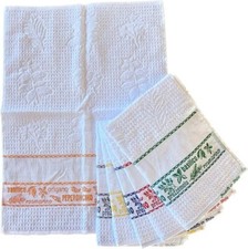 STROFINACCI CANOVACCI CON TELA AIDA PER RICAMO CM 50X70  COTONE 6 PEZZI SPEZIE