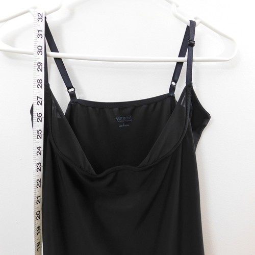 YUMMIE Heather Thomson Bustless Slip-In Shapewear Slimming 121387 BLACK Womens L - Picture 3 of 7