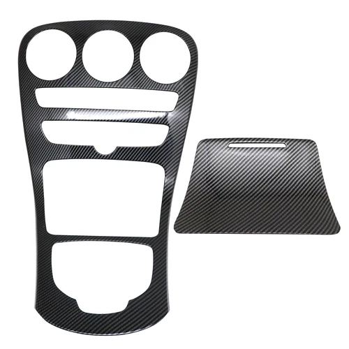 For 2014-2021 Mercedes C Class W205 Carbon Fiber Console Gear Shift Frame Trim - Picture 4 of 17