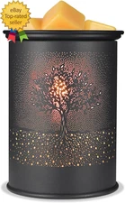 Metal Wax Melt Warmer, Candle Wax Warmer for Scented Wax Melter,Electric Wax Mel