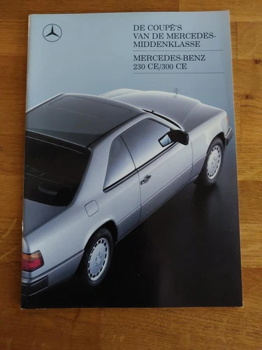 Mercedes W124 Coupes 230 CE - 300 CE - PROSPEKT (08/1987) holländisch