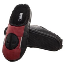 Deadpool Men's Faux Leather/Sherpa Slippers Assort Sizes 7/8, 9/10, 11/12